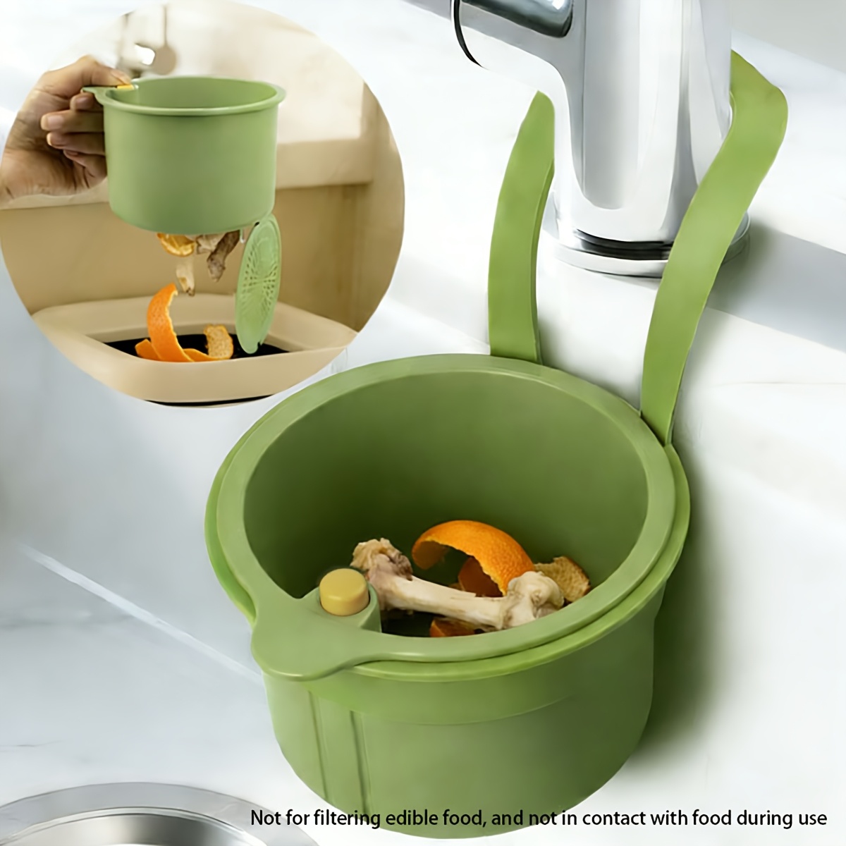 Commercial Kitchen Bin - Cesta portátil para colgar en el