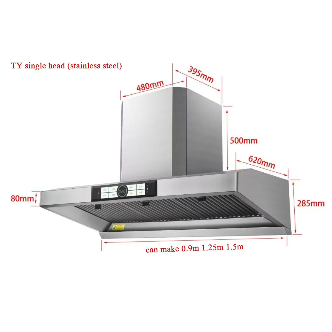 Campana extractora de cocina c - Range Commercial Kitchen reseña y precio