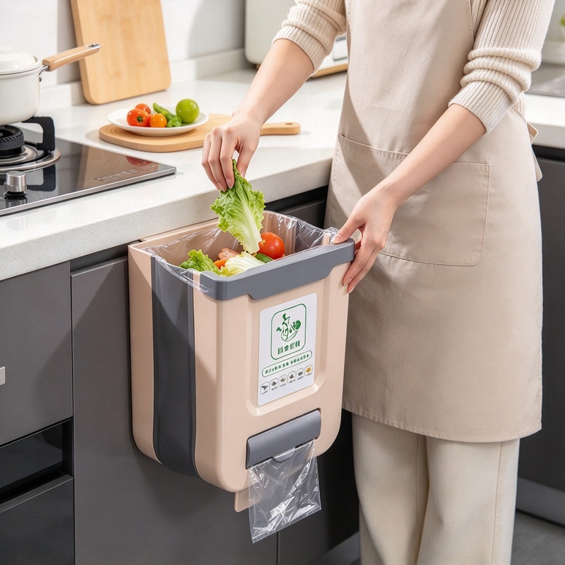 Contenedor de Basura Plegable  - Commercial Kitchen Bin reseña y precio