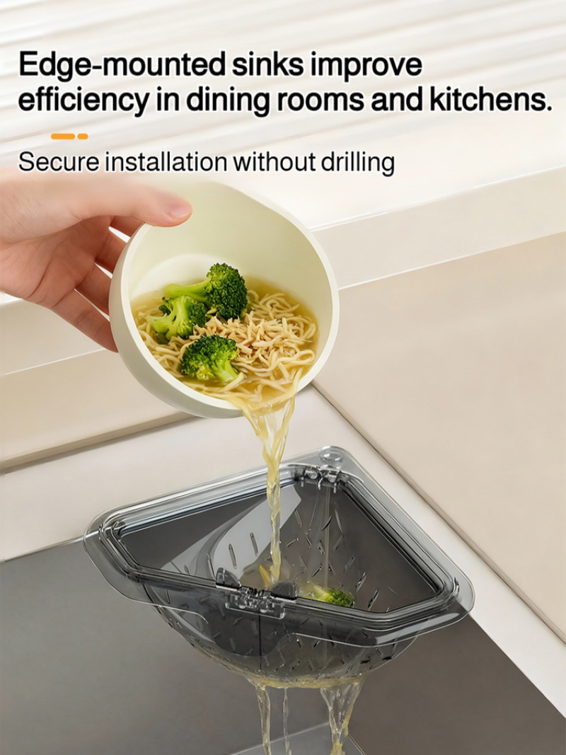 Cesta coladora de cocina, filt - Commercial Kitchen Bin reseña y precio